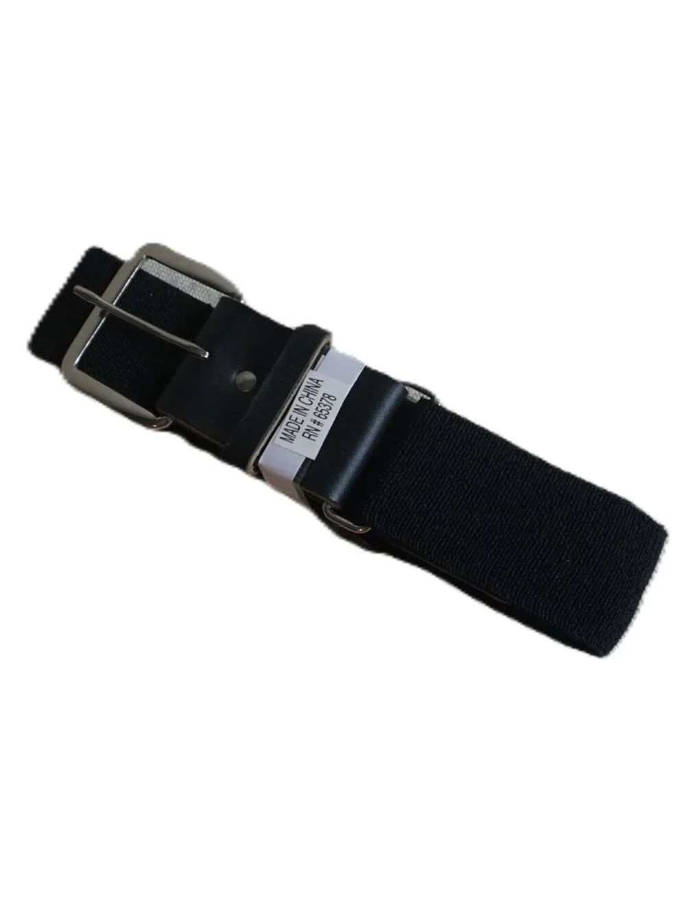Augusta Sportswear Black Athletic Sports 1.5 inch Wide Belt Stretch Youth OSFM